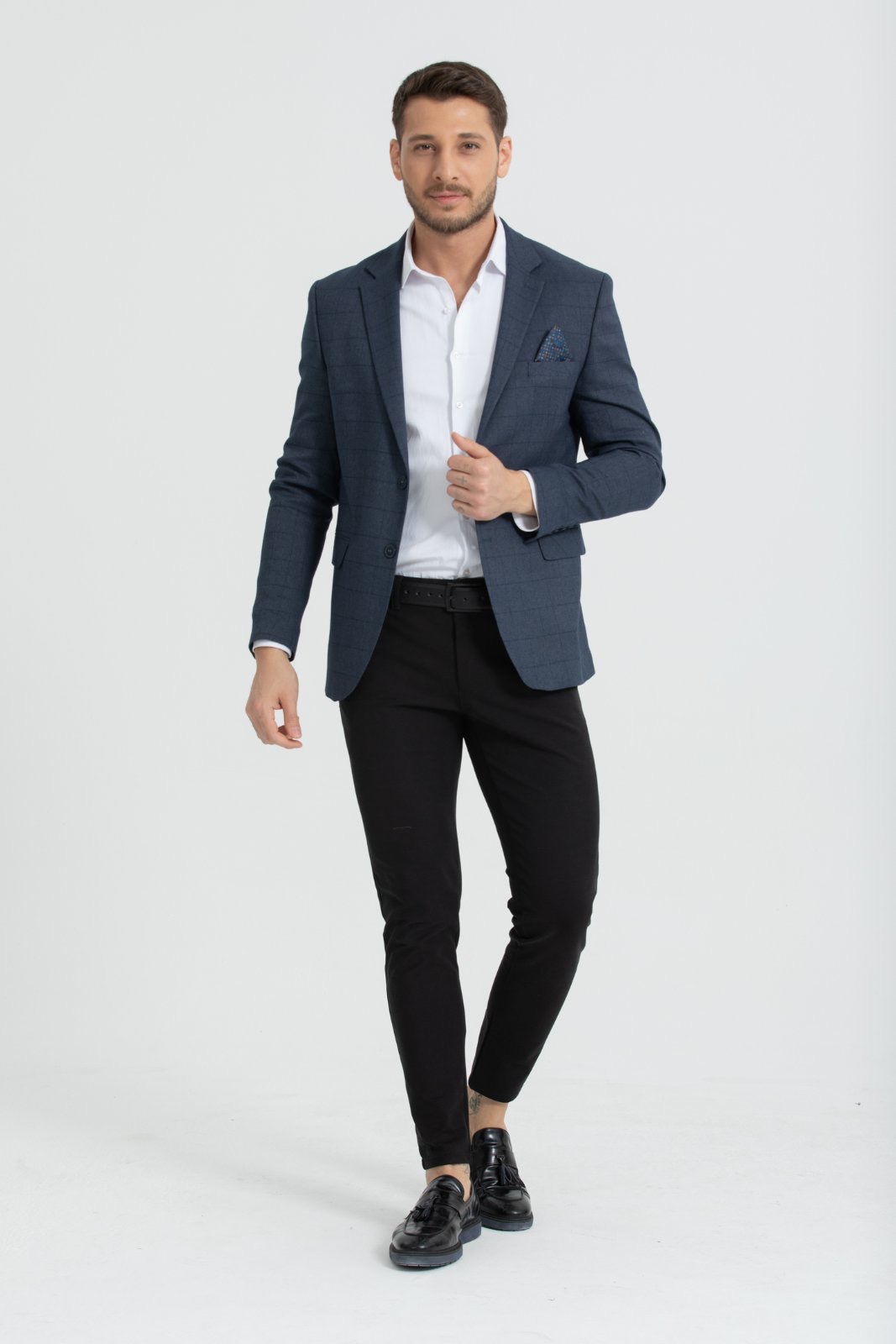 Marynarka Męska Turecki 4052 1 KOLOR 48-58