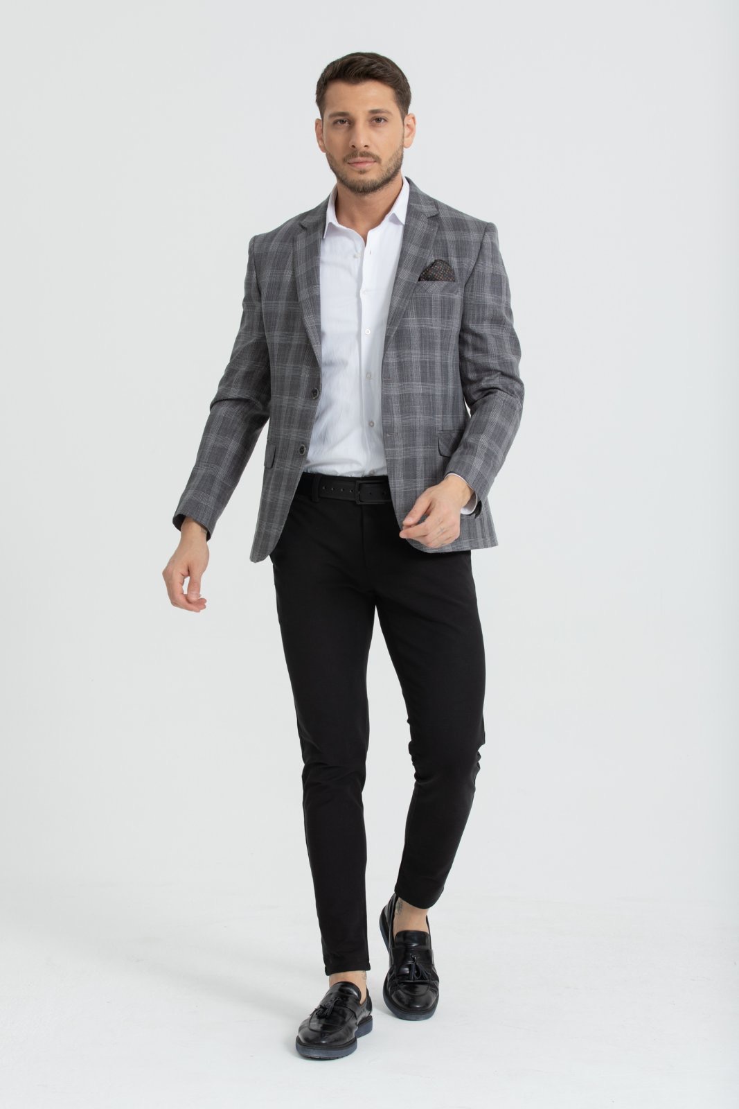 Marynarka Męska Turecki 4056 1 KOLOR 48-58 1