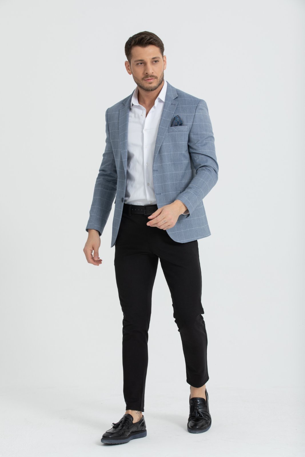 Marynarka Męska Turecki 4059 1 KOLOR 48-58 1