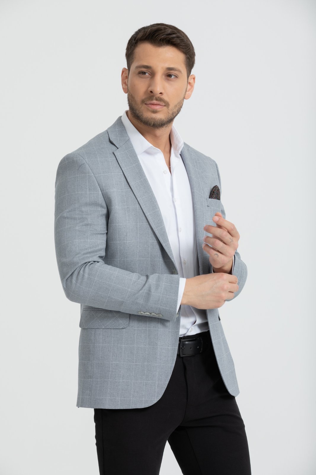 Marynarka Męska Turecki 4071 1 KOLOR 60-70 1