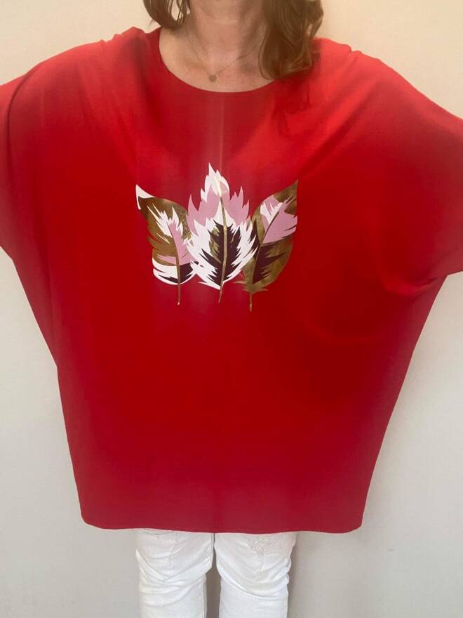 Tunika damska 4120 Mix KOLOR  Standard(Towar Polskie)