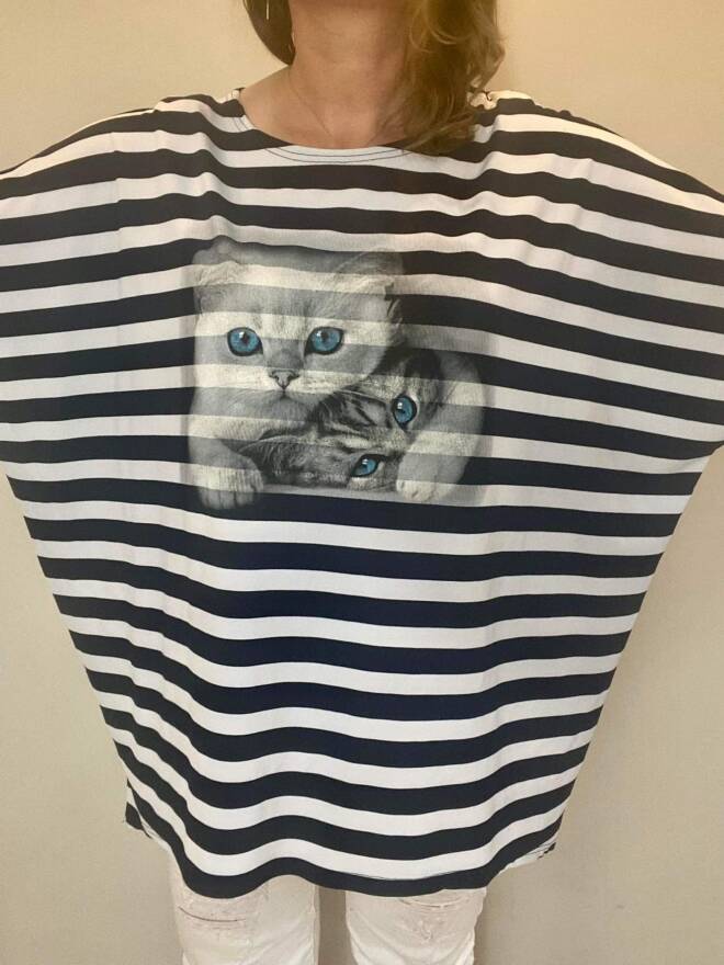 Tunika damska 4141 Mix KOLOR  Standard(Towar Polskie)