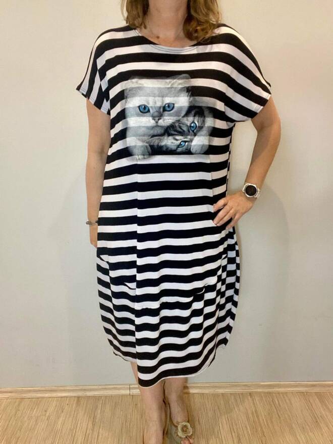 Sukienka damska 4148 Mix KOLOR  Standard(Towar Polskie)