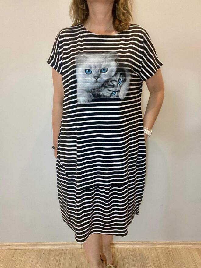 Sukienka damska 4150 Mix KOLOR  Standard(Towar Polskie)