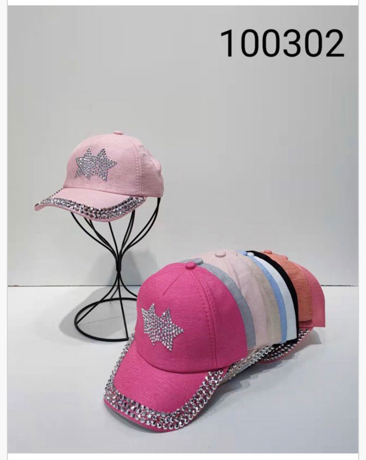 Czapki damskie 100302 MIX KOLOR STANDARD