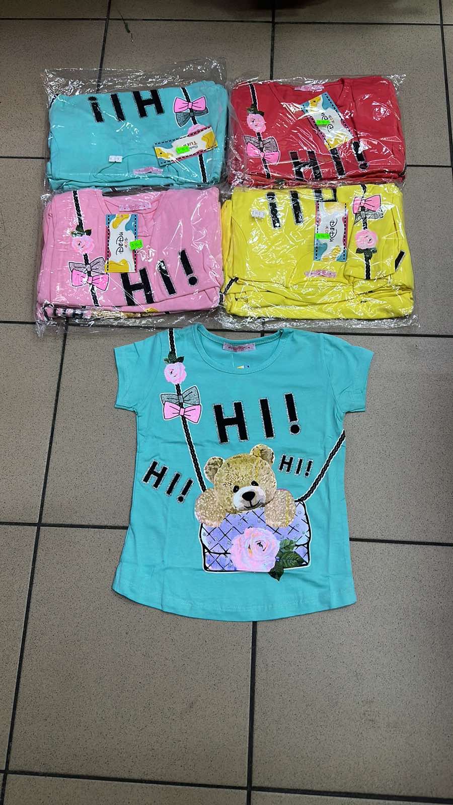 Bluzki Dziewczęce 4358 1 KOLOR 3-7 1