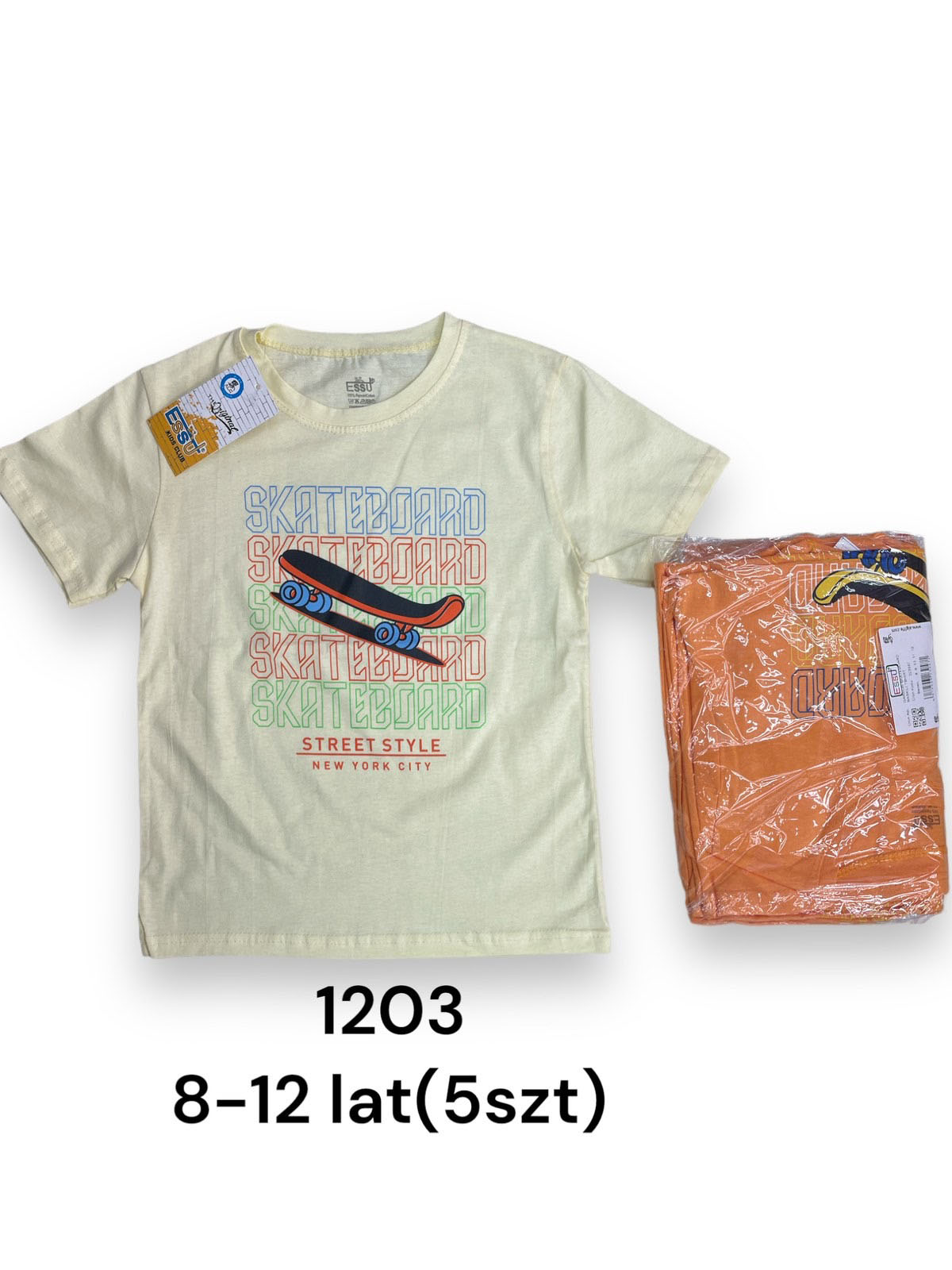 Bluzki chłopięca 1203 1 kolor  8-12(Towar Tureckie) 1