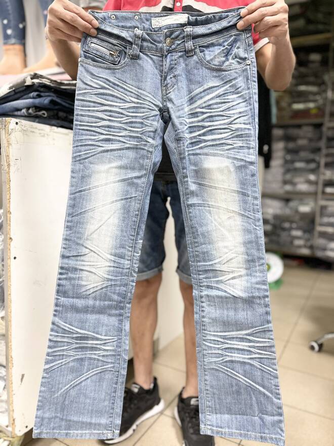 Jeansy damskie 4971 1 kolor  34-42 1