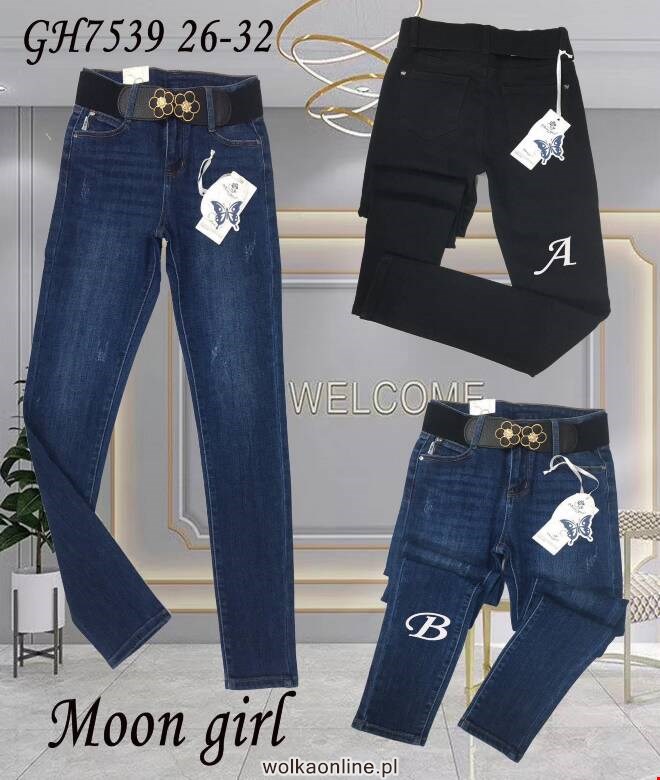 Jeansy damskie GH7539 1 kolor  26-32