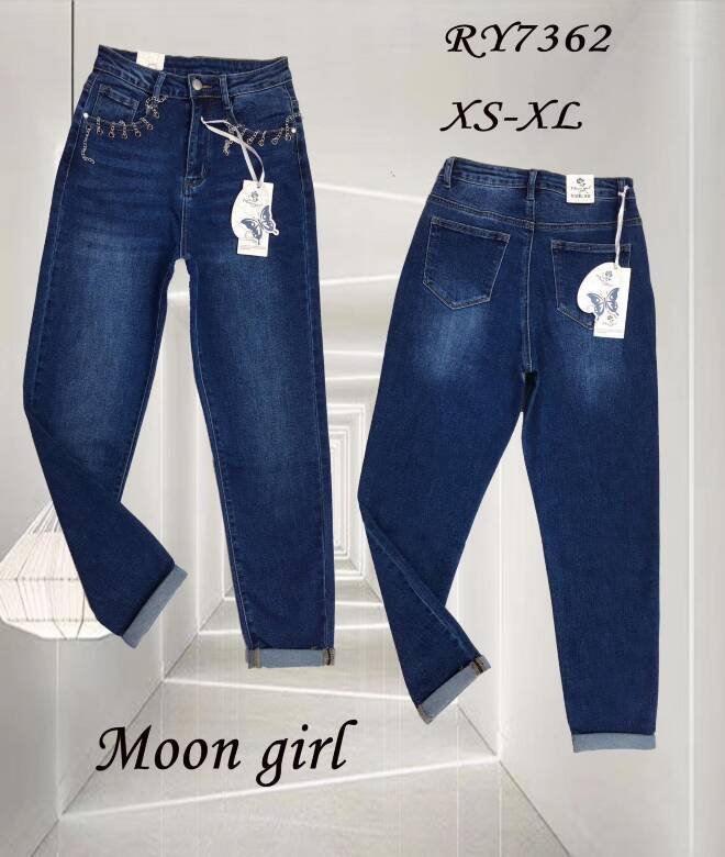 Jeansy damskie RY7362 1 kolor  XS-XL 1