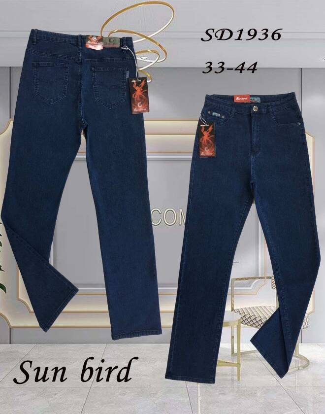Jeansy damskie SD1936 1 kolor  33-44 1