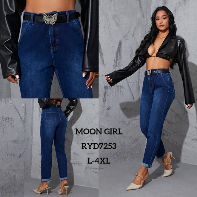 Jeansy damskie RYD7253 1 kolor  L-4XL 1