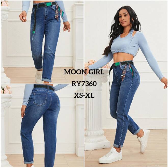 Jeansy damskie RY7360 1 kolor  XS-XL 1