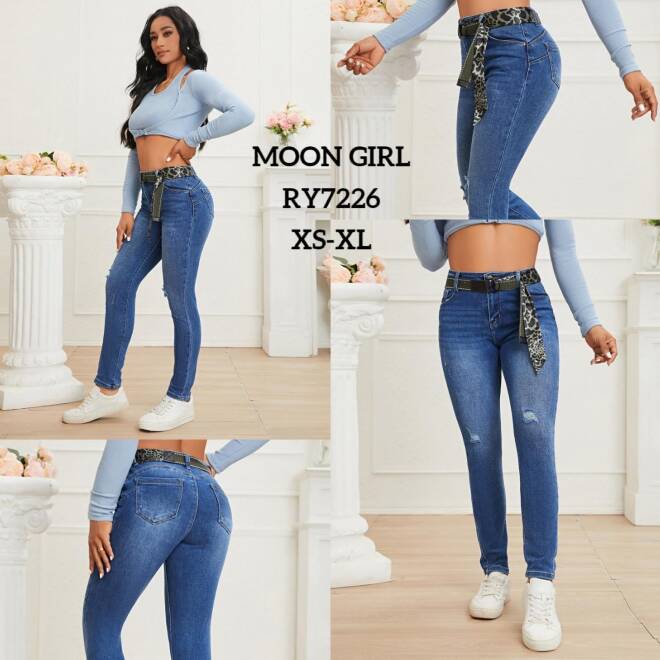 Jeansy damskie RY7226 1 kolor  XS-XL 1