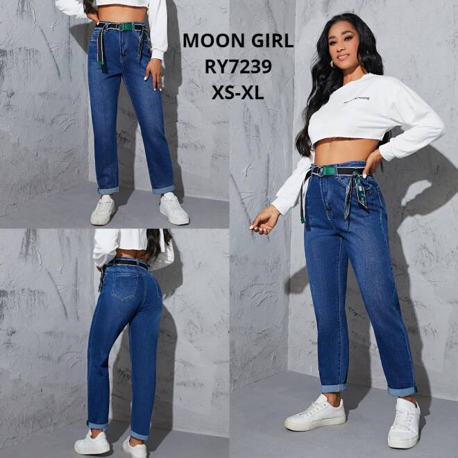 Jeansy damskie RY7239 1 kolor  XS-XL 1