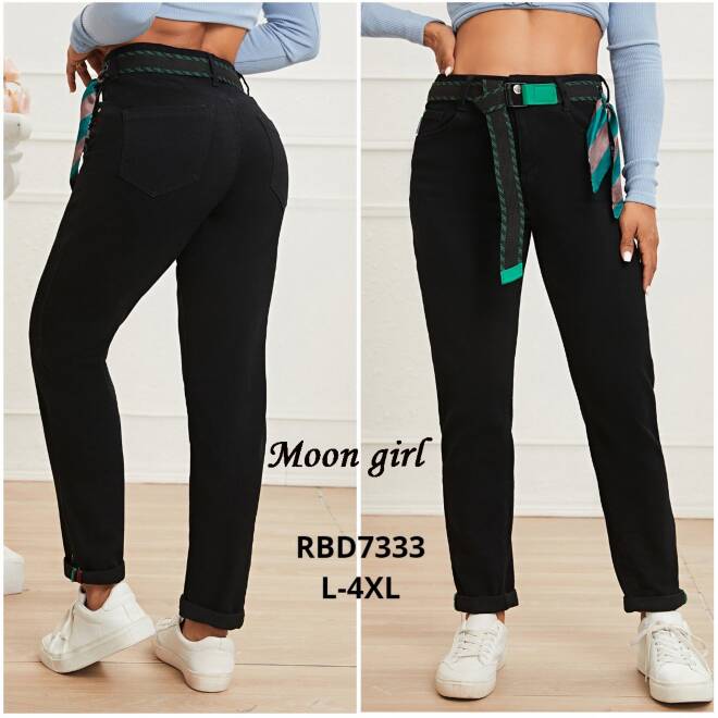 Jeansy damskie RBD7333 1 kolor  L-4XL 1