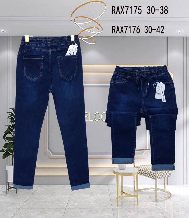 Jeansy damskie RAX7175 1 kolor  30-38