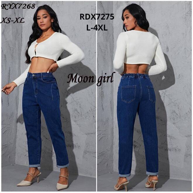 Jeansy damskie RDX7275 1 kolor  L-4XL 1