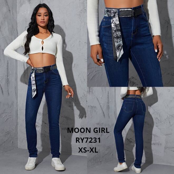 Jeansy damskie RY7231 1 kolor  XS-XL 1