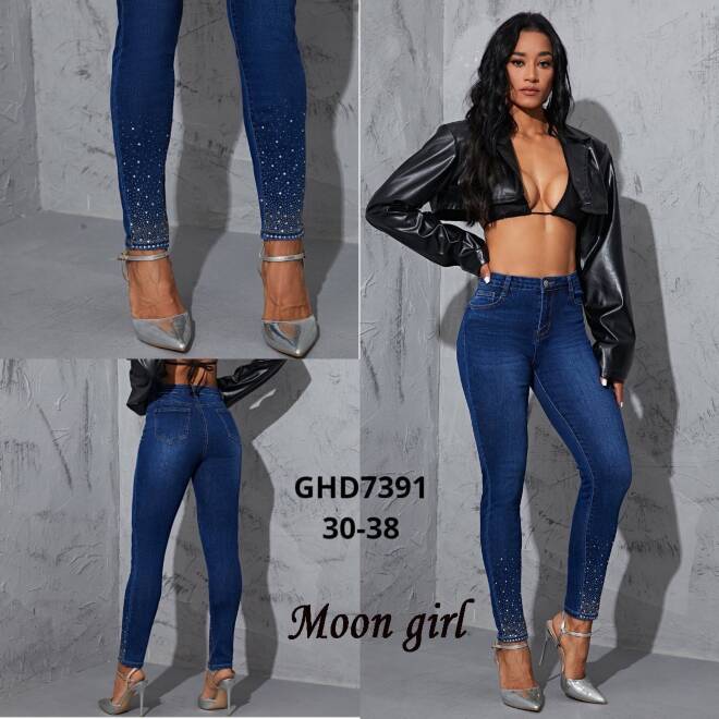 Jeansy damskie GHD7391 1 kolor  30-38
