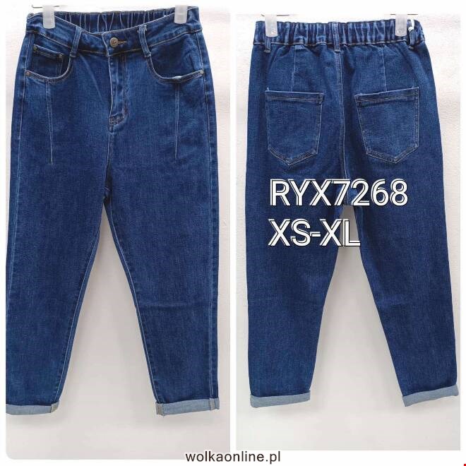 Jeansy damskie RYX7268 1 kolor  XS-XL