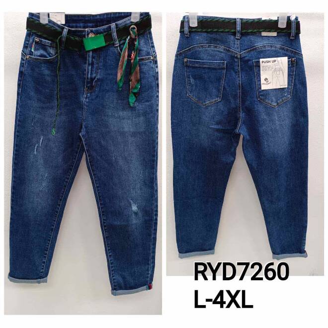 Jeansy damskie RYD7260 1 kolor  L-4XL 1