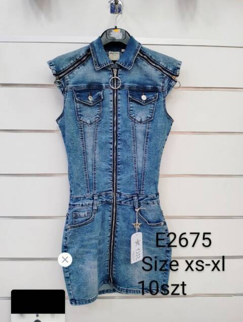 Kombinezon damskie E2675 1 kolor XS-XL