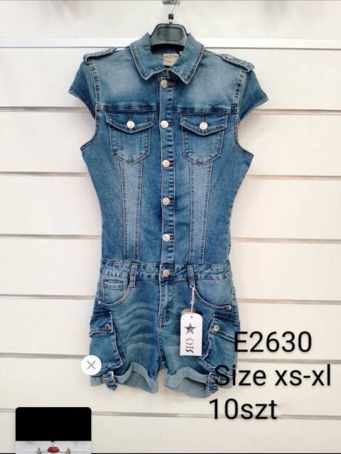 Kombinezon damskie E2630 1 kolor XS-XL