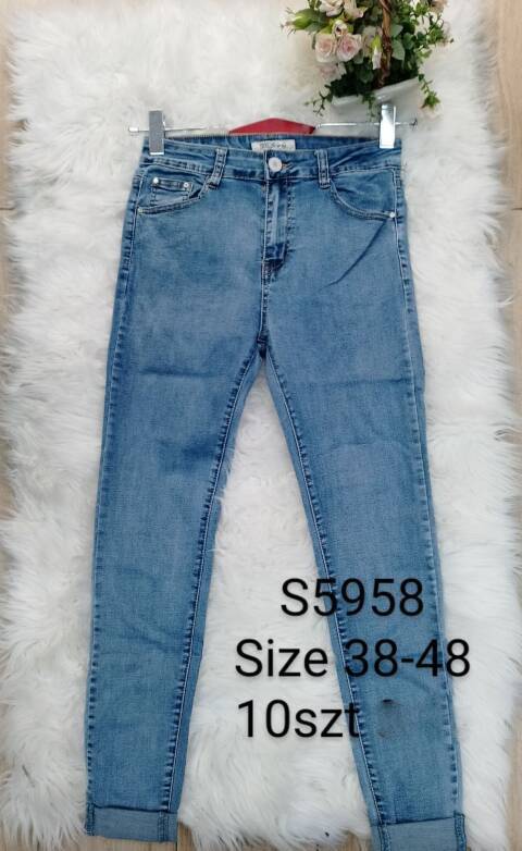 Jeansy Damskie S5958 1 kolor 38-48