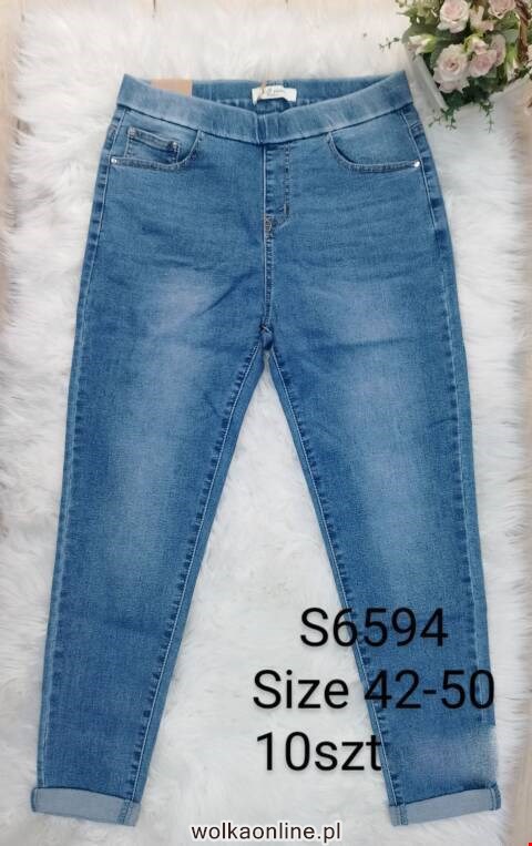 Jeansy Damskie S6594 1 kolor 42-50