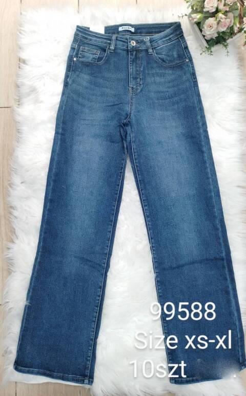 Jeansy Damskie 99588 1 kolor XS-XL