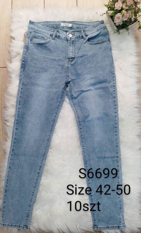 Jeansy Damskie S6699 1 kolor 42-50 1
