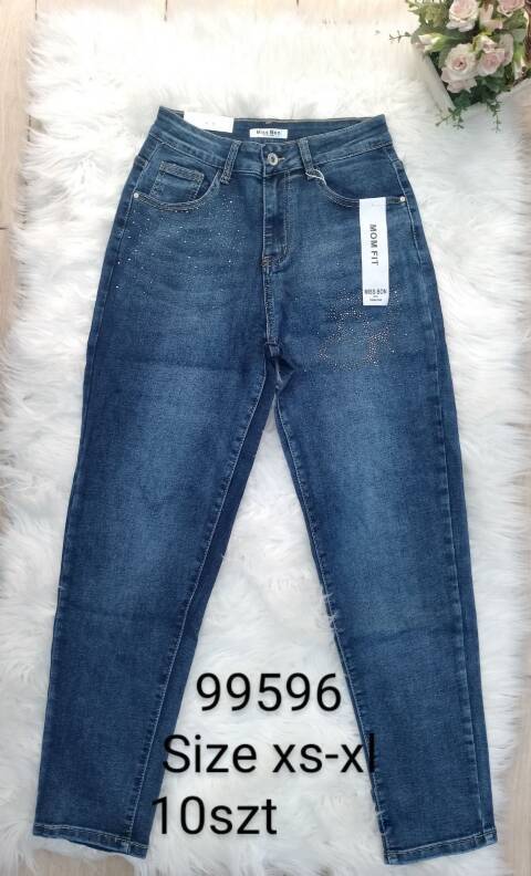 Jeansy Damskie 99596 1 kolor XS-XL 1