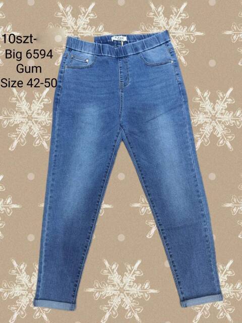 Jeansy Damskie 6594 1 kolor 42-50 1