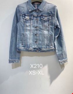 Kurtka jeansowa Damskie X210 1 kolor XS-XL