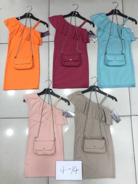 Sukienka dziewczęcy 5170 1 kolor 4-14