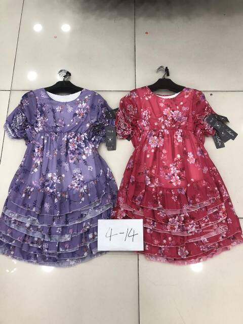 Sukienka dziewczęcy 5172 1 kolor 4-14 1