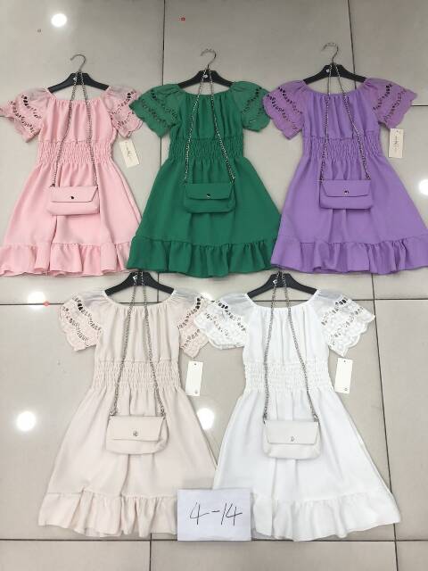 Sukienka dziewczęcy 5173 1 kolor 4-14 1