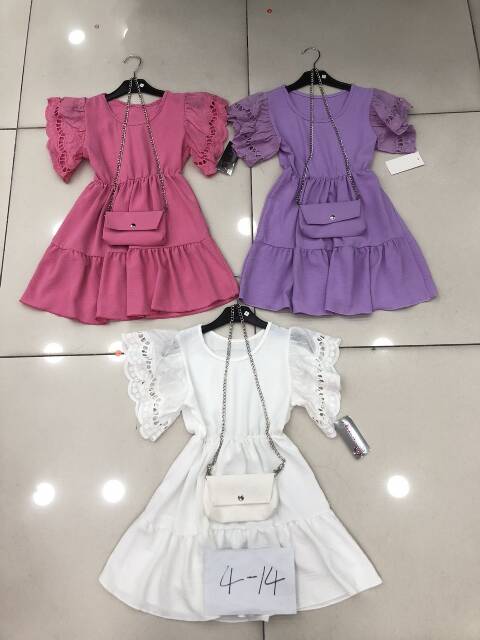 Sukienka dziewczęcy 5174 1 kolor 4-14 1