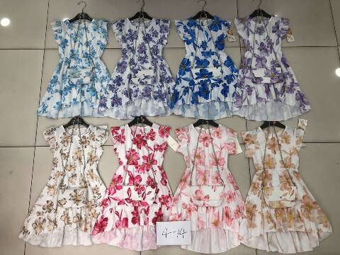 Sukienka dziewczęcy 5176 1 kolor 4-14 1