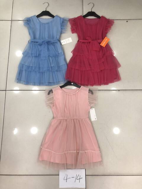 Sukienka dziewczęcy 5177 1 kolor 4-14 1