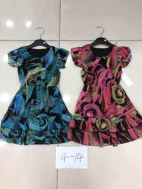 Sukienka dziewczęcy 5197 1 kolor 4-14