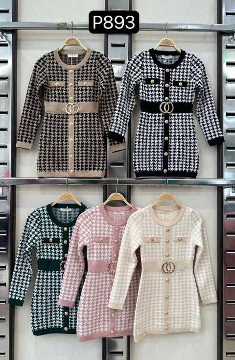 Sukienka dziewczęcy P893 1 kolor 4-14