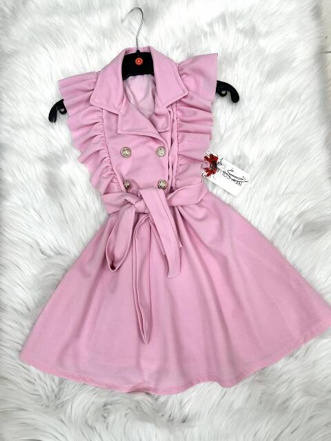 Sukienka dziewczęcy 5207 1 kolor 4-14