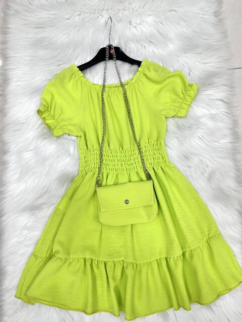 Sukienka dziewczęcy 5214 1 kolor 4-14