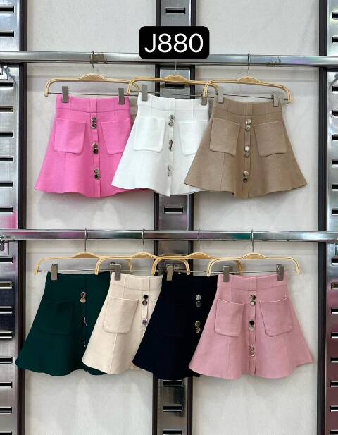 Spódnica dziewczęcy JS880 1 kolor 4-14 1