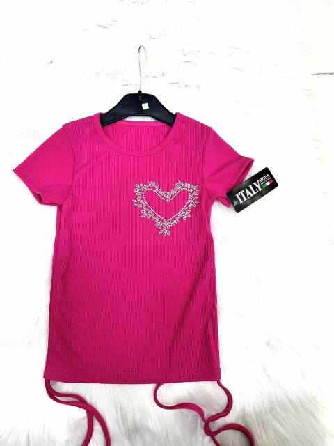 Bluzka dziewczęcy 5237 1 kolor 4-14 1