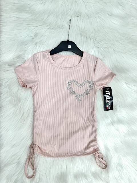 Bluzka dziewczęcy 5238 1 kolor 4-14 1