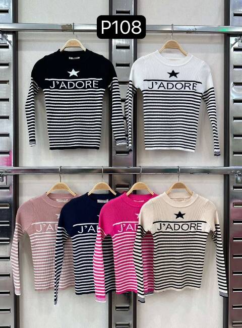 Sweter dziewczęcy P108 1 kolor 4-14