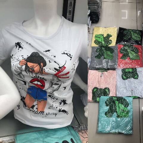 Bluzka Damskie 5282 Mix kolor M-XL 1